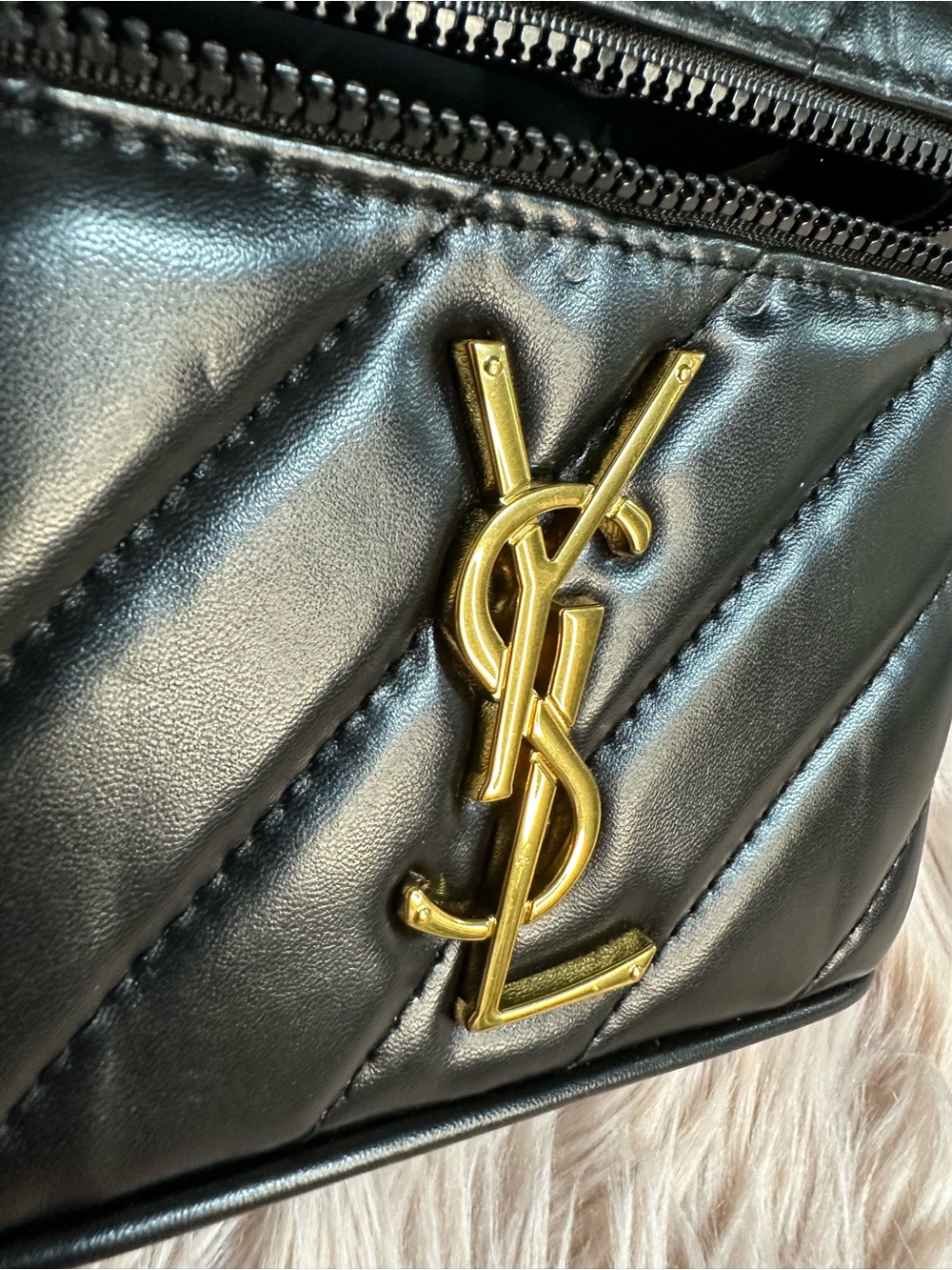 YSL Black Leather Vanity Crossbody Bag - Picture 4 of 7